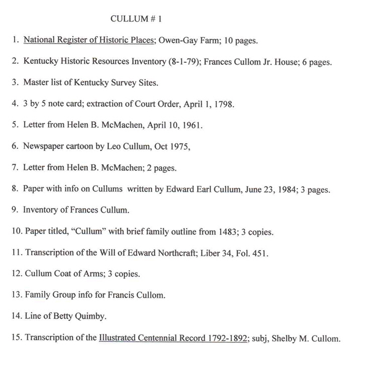Cullum 1