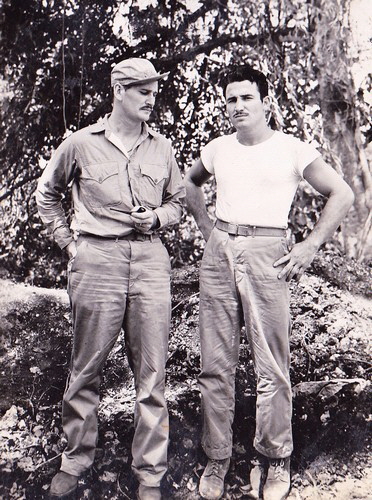 Joe Foss and Charles Lewis Adams