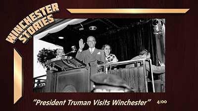 President Truman Visits Winchester small